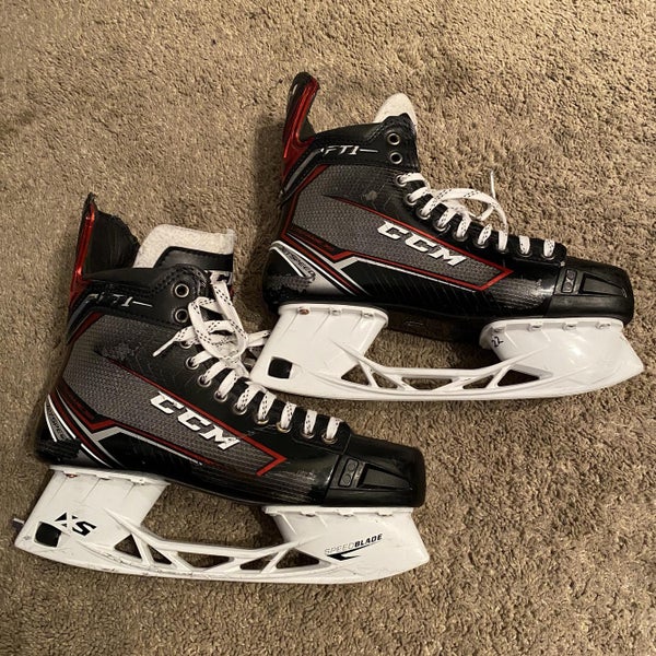 Used CCM JetSpeed FT1 D&R (Regular) Pro Stock Size 10.5 Hockey Skates