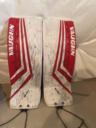 Red Used 32" Vaughn Ventus SLR Pro  Goalie Leg Pads