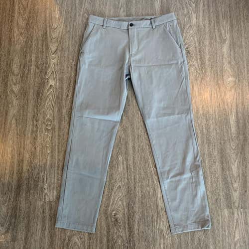 Grey LuluLemon ABC Pants 34"