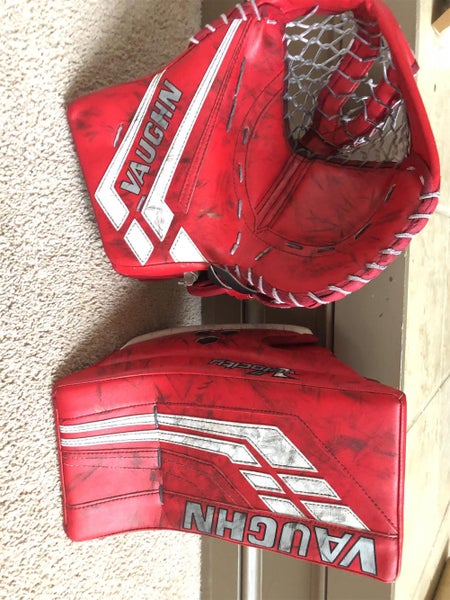 Red Used Glove And Blocker Regular XFP Pro