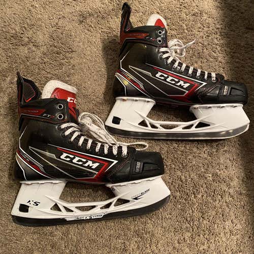 Used CCM JetSpeed FT2 EE (Extra Wide) Pro Stock Size 9 Hockey Skates