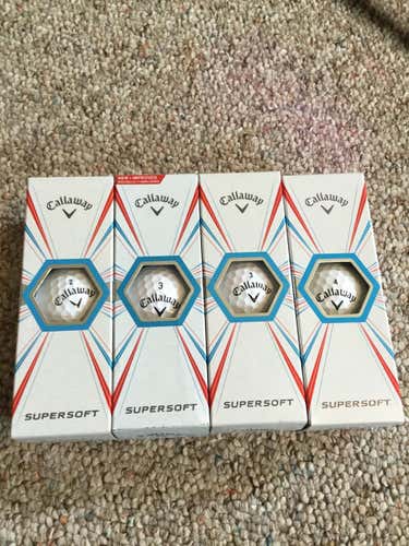 One Dozen Used Callaway Supersoft Golf Balls