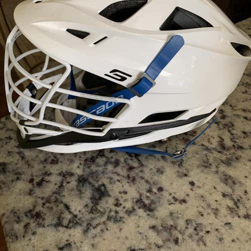 White Used Player Cascade S Helmet