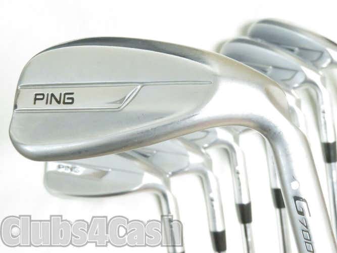 Ping G700 Irons White Dot Dynamic Gold 105  R300 Regular Flex 5-P,U,S  #39333