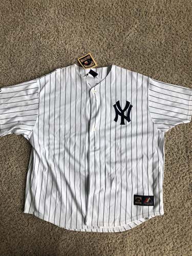 White Adult XXL  Jersey