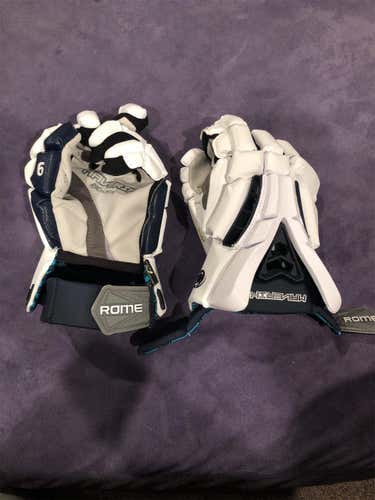 Penn State White New Player Maverik Rome NXT 13" Lacrosse Gloves