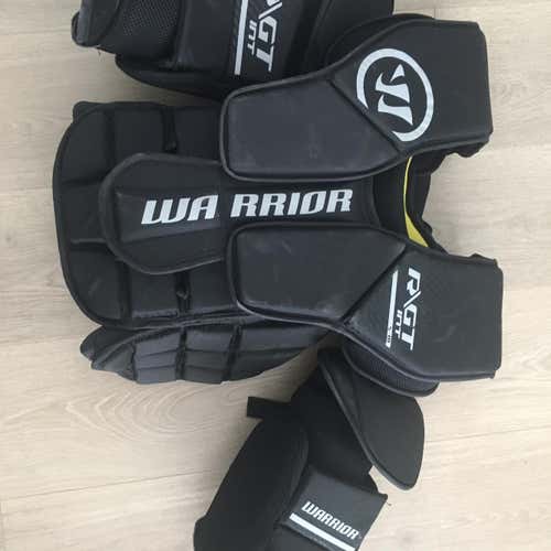 Used Small Warrior Ritual GT Goalie Chest and Arm Protector Goalie Chest Protector