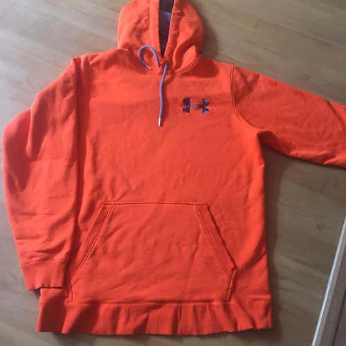 Under Armour Orange Adult XL Sweatshirt Hoodie New