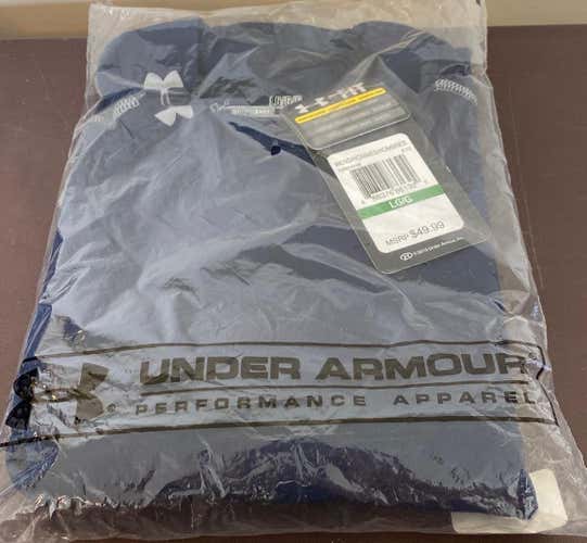 Blue Large Under Armour Compression Shirt