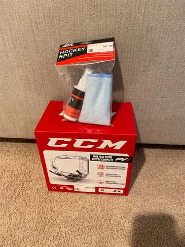 Bundle Hockey Spit and CCM FV1 Full Face Shield *Junior*