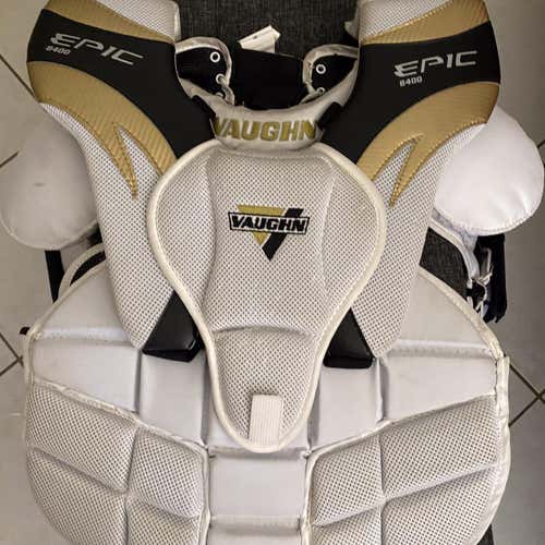 Used Large Junior Vaughn Epic 8400  Goalie Chest Protector
