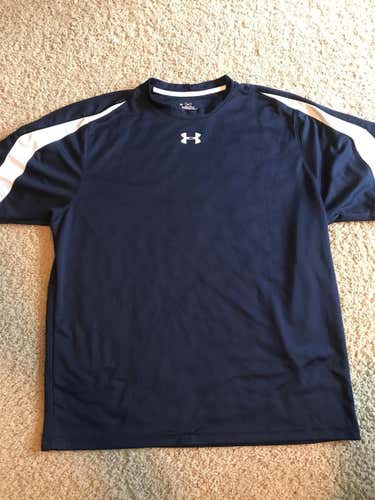 Navy Blue Large UnderArmor Shirt