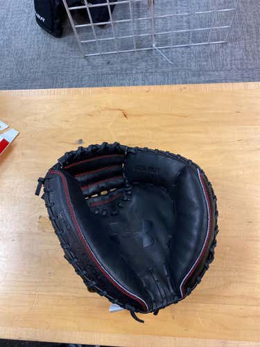 Black/Red Catcher's Genuine Pro  Baseball Glove
