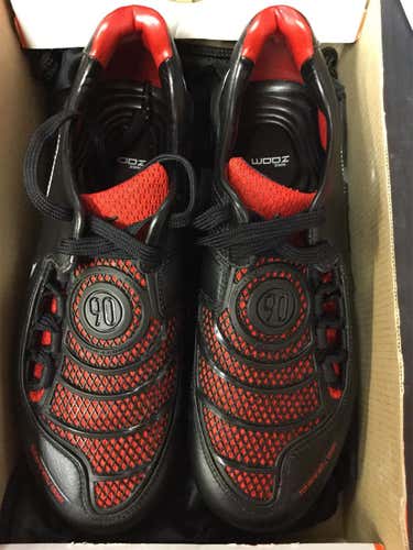 Black Unisex Molded Cleats Nike TOTAL 90 LASER FG Cleats