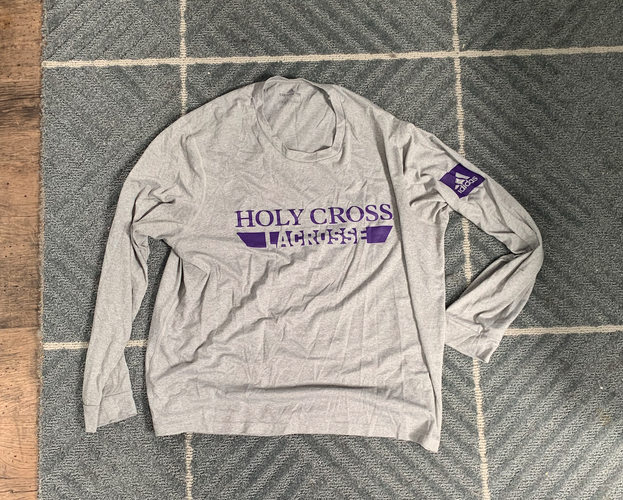 Holy Cross Lacrosse Adult Adidas Long Sleeve Shirt
