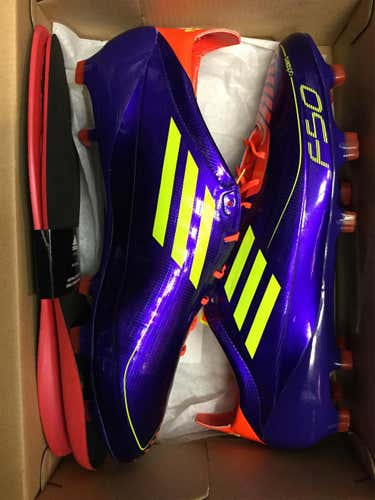 Purple Unisex Molded Cleats Adidas F50 ADIZERO TRX FG SYNTHETIC Cleats