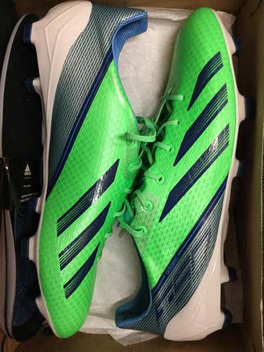 Green Unisex Molded Cleats Adidas F50 ADIZERO FG SYNTHETIC Cleats