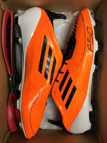 Orange Unisex Molded Cleats Adidas F50 adizero FG Cleats