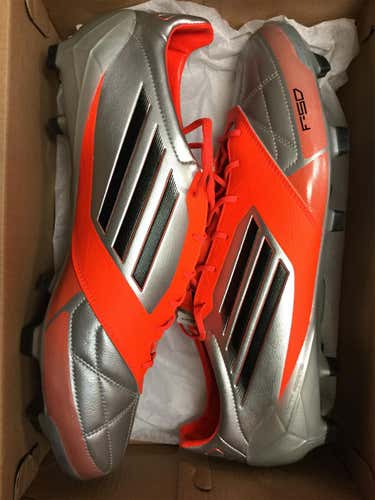 Silver Unisex Molded Cleats Adidas F50 adizero FG Cleats