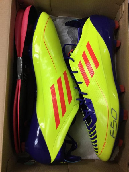 Yellow Unisex Molded Cleats Adidas F50 adizero FG Cleats