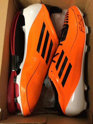 Orange Unisex Molded Cleats Adidas F50 adizero FG Cleats