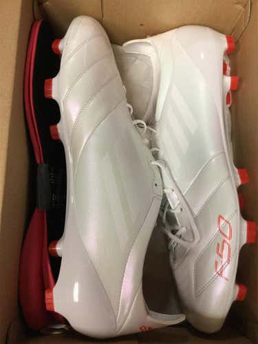 White Unisex Molded Cleats Adidas F50 adizero FG Cleats