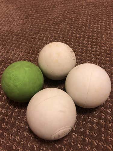 New 4 Pack Lacrosse Ball