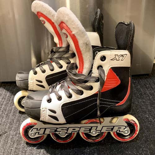 Hespeler X1 Roller Hockey Skates D&R (Regular) Size 6 Inline Skates