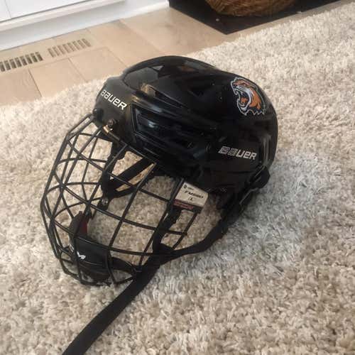 Black New Medium Bauer Re-Akt 150 Pro Stock Helmet