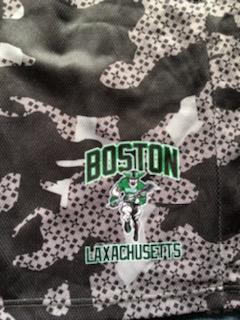Laxachusetts - Boston Celtic Themed Shorts - Size Adult Large - Athletic Sportswear