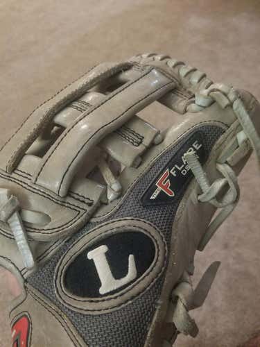 Gray Used Louisville Slugger Right Handed Infield Pro Flare Baseball Glove 11.75"