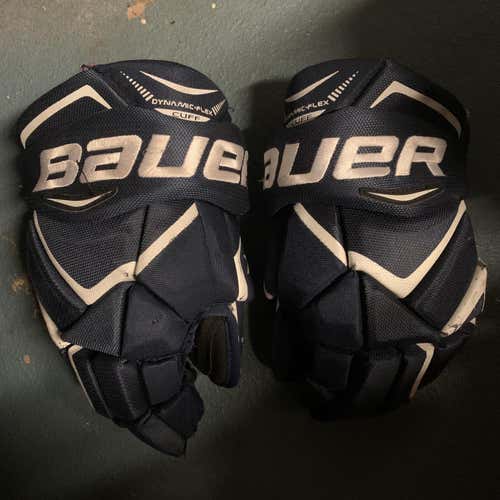 Blue Used Bauer Vapor X800 14" Gloves