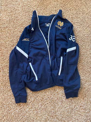Notre Dame Full Zip Warmup Jacket