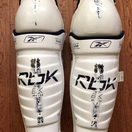 Used 15” Reebok 8K Shin Pads SHELLS ONLY