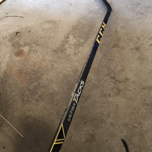 Used Right Handed Ultra Tacks Toe Pro Stock Hockey Stick