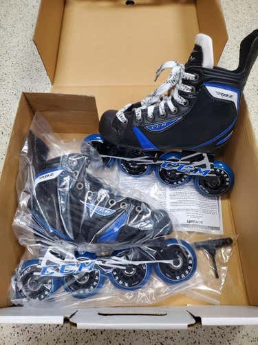 New Junior CCM RBZ 60 Inline Skates D&R (Regular) Size 1