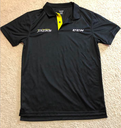 Brand New Adult Small Black CCM Polo