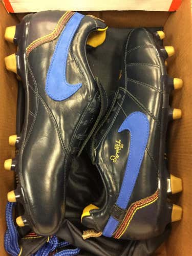 Blue Unisex Molded Cleats Nike TIEMPO RONALDINHO FG Cleats