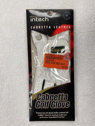 New Mens Medium RH Intech Cabretta Glove