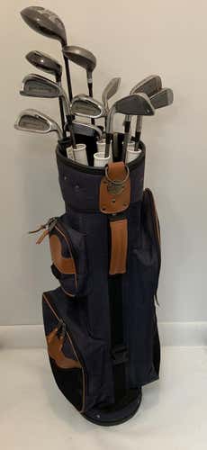 Used Macgregor Battlesticks 13 Piece Graphite Regular Golf Mens Package Sets