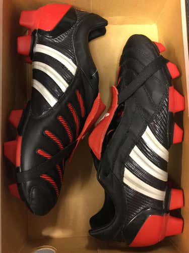 Black Unisex Molded Cleats Adidas PREDATOR PULSE J TRX FG Cleats