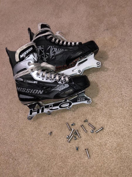 Mission NLS3 Inline Roller Hockey Skates Size Senior 7.5D