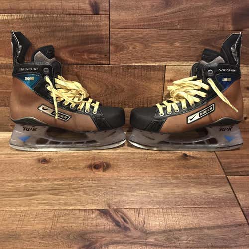 Used Nike Bauer Supreme One90 Size 8EE Hockey Skates