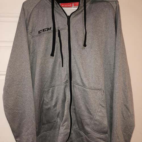 Gray Men's Large CCM Hoodie