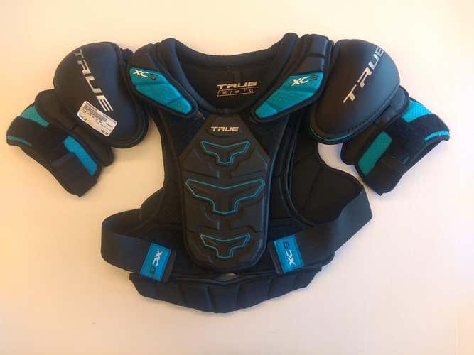 Used True Xc9 Sp Sr Sm Sm Ice Hockey Shoulder Pads