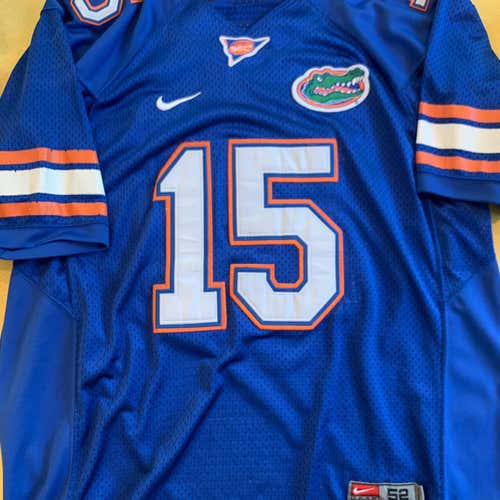 RARE Authentic Florida Gators Nik Tim Tebow Jersey SEWN Size 52