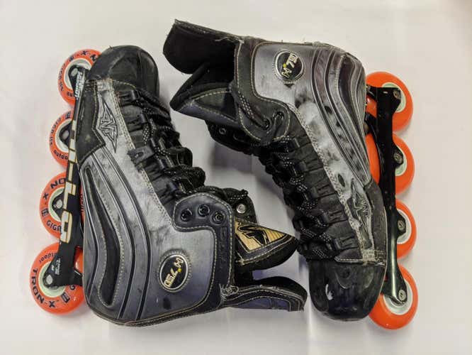 Used Mission He750 inline hockey skates size 10.5
