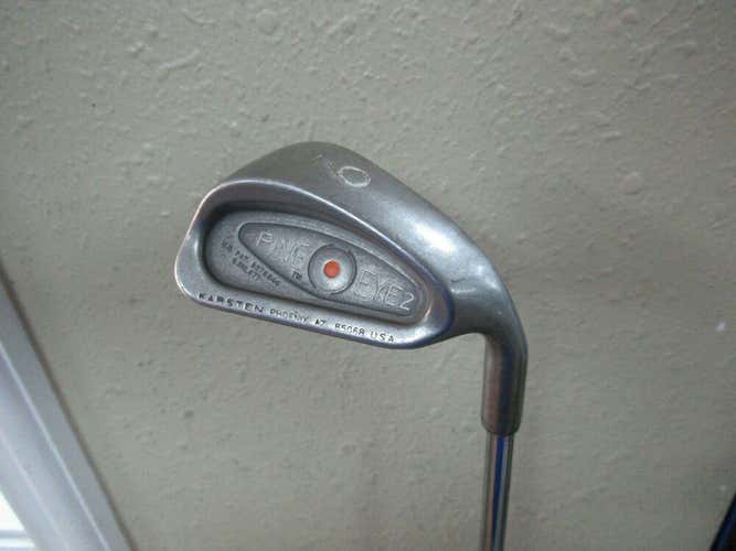 ORIGINAL PING EYE2 9 IRON  TRUE TEMPER SENSICORE S300 STIFF NEW GRIP ORANGE DOT