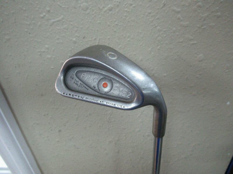 ORIGINAL PING EYE2 9 IRON  TRUE TEMPER SENSICORE S300 STIFF NEW GRIP ORANGE DOT