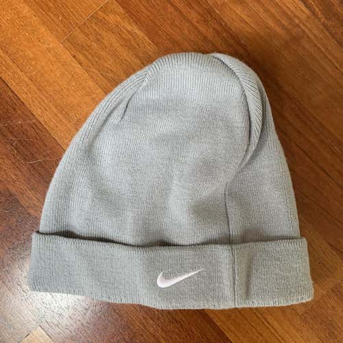 Gray Nike Beanie One Size Fits All